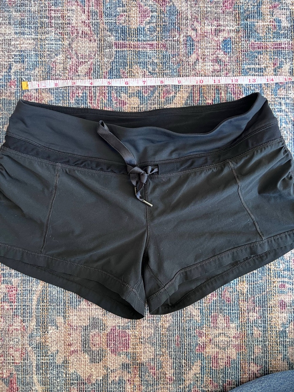 lululemon athletica Black Women's Drawstring Athletic Shorts